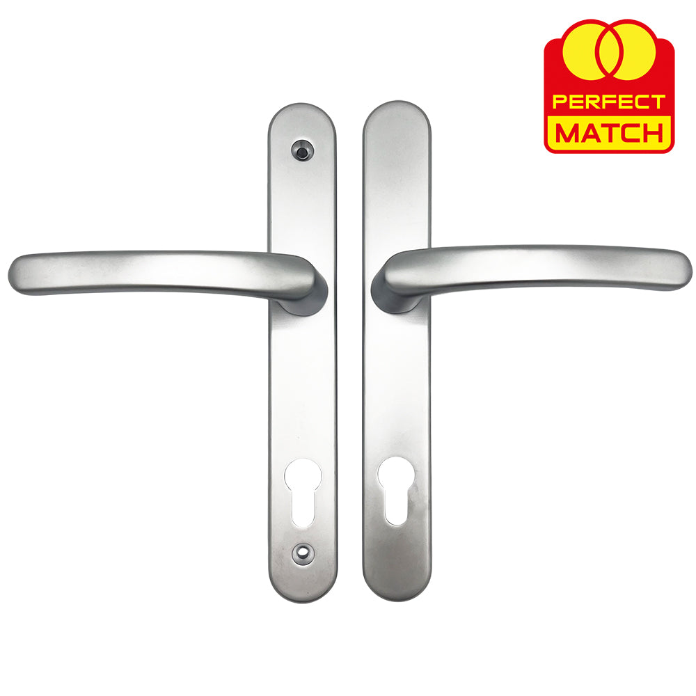 Lever UPVC Multipoint Door Handles - 92mm PZ - Sprung - 200mm Screw Centres