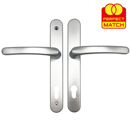 Lever UPVC Multipoint Door Handles - 92mm PZ - Sprung - 200mm Screw Centres