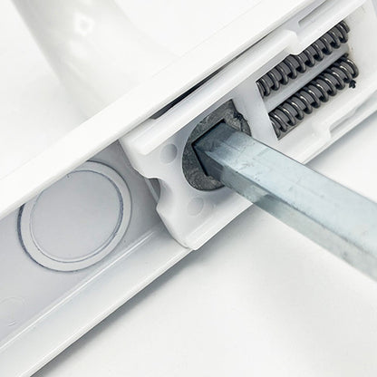 Moveable Pad Offset UPVC Multipoint Door Handles - 92/62mm PZ - Sprung - 240mm Screw Centres