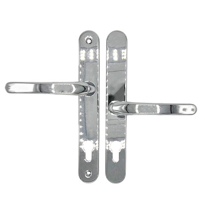 Offset Lever Lever Multipoint Door Handles 92/62mm PZ - Sprung - 200mm Screw Centres