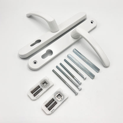 Offset Lever Lever Multipoint Door Handles 92/62mm PZ - Sprung - 200mm Screw Centres