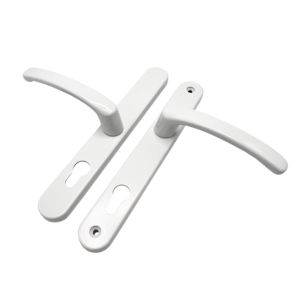 Offset Lever Lever Multipoint Door Handles 92/62mm PZ - Sprung - 200mm Screw Centres