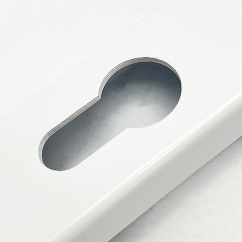 Moveable Pad UPVC Multipoint Door Handles - 92mm/62mm PZ Sprung 212mm Screw Centres