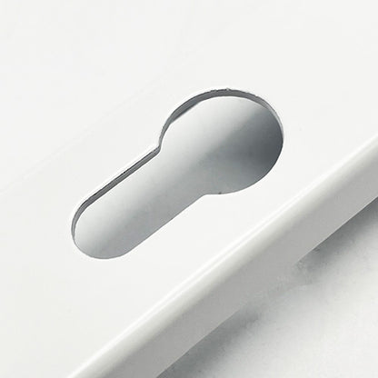Blank External Lever Lever French Door Multipoint Handles – 92mm PZ Sprung 122mm Screw Centres