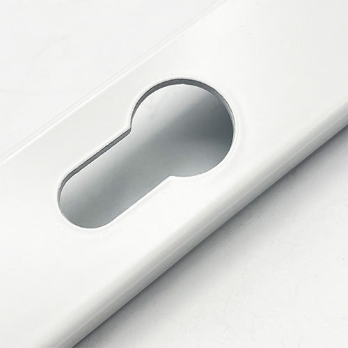 Blank External Lever Lever French Door Multipoint Handles – 92mm PZ Sprung 215mm Screw Centres