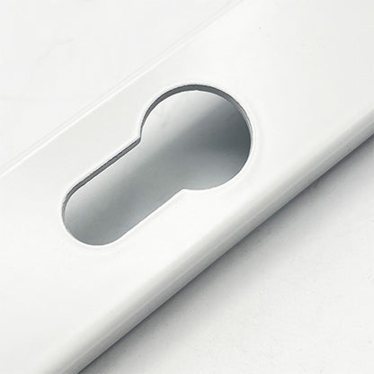 Blank External Lever Lever French Door Multipoint Handles – 92mm PZ Sprung 215mm Screw Centres