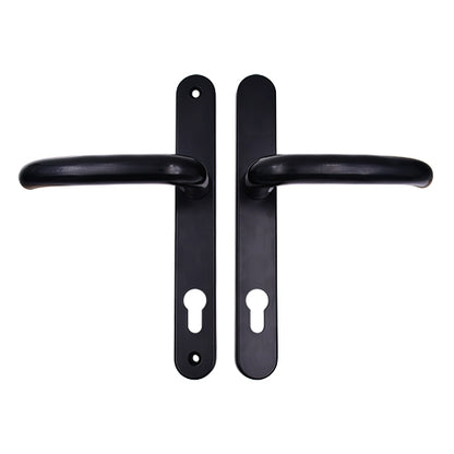 DDA/EA Compliant Lever Lever UPVC Multipoint Door Handles - 92mm PZ Sprung 210mm Screw Centres