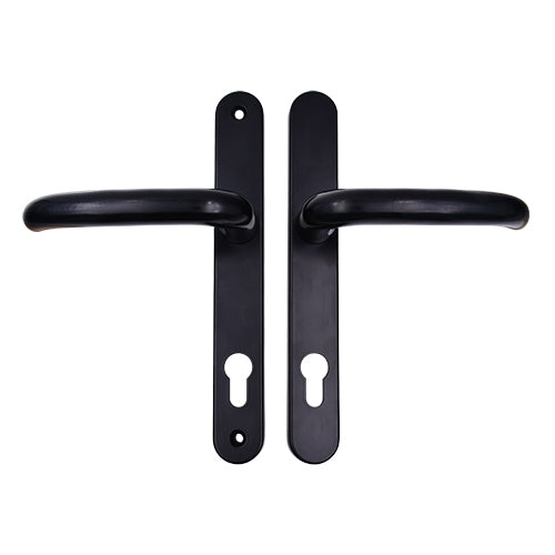 DDA/EA Compliant Lever Lever UPVC Multipoint Door Handles - 92mm PZ Sprung 210mm Screw Centres