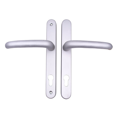 DDA/EA Compliant Lever Lever UPVC Multipoint Door Handles - 92mm PZ Sprung 210mm Screw Centres