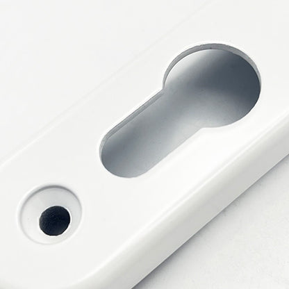 Lever UPVC Multipoint Door Handles - 117mm PZ - Sprung - 237mm Screw Centres - 267mm Backplate