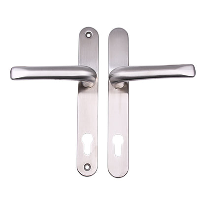 Grade 304 Stainless Steel Lever Lever UPVC Multipoint Door Handles - 92mm PZ Sprung 210mm Screw Centres