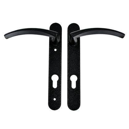 Traditional Style Lever Lever UPVC Multipoint Door Handles - 92mm PZ Sprung 122mm Screw