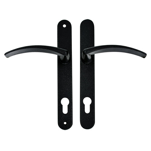 Traditional Style Lever Lever UPVC Multipoint Door Handles - 92mm PZ Sprung 210mm Screw Centres