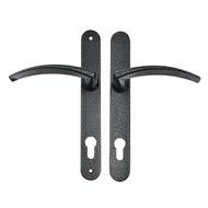 Traditional Style Lever Lever UPVC Multipoint Door Handles - 92mm PZ Sprung 210mm Screw Centres