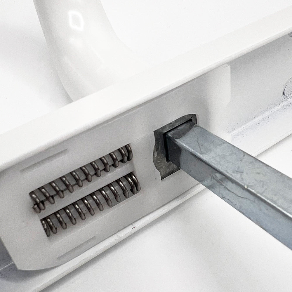 Moveable Pad Offset UPVC Multipoint Door Handles - 92/62mm PZ - Sprung - 264mm Screw Centres