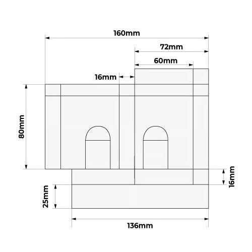 Euro Mortice Deadlock Intumescent Kit