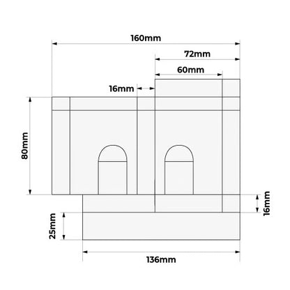 Euro Mortice Deadlock Intumescent Kit