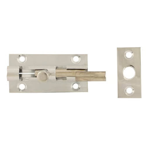 Standard Duty Necked Barrel Bolt - Width 25mm