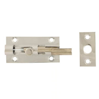 Standard Duty Necked Barrel Bolt - Width 25mm