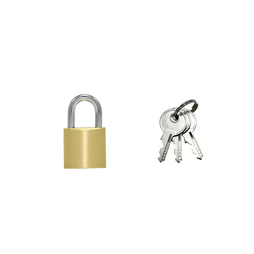 20mm Open Shackle Brass Padlock