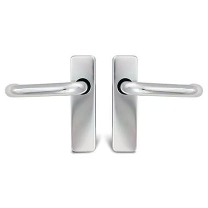 Round Bar Lever on Plate Furniture