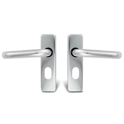 Round Bar Lever on Plate Furniture