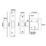 Retro Fit British Standard 5 Lever Mortice Deadlock