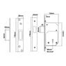 British Standard Retro Fit 5 Lever Upright Mortice Deadlock