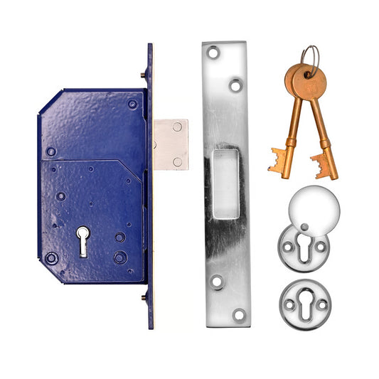 British Standard Retro Fit 5 Lever Upright Mortice Deadlock