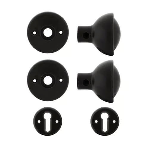 Plastic Rim/Mortice Knobset