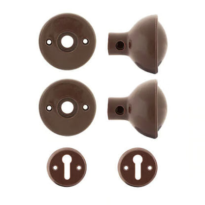 Plastic Rim/Mortice Knobset