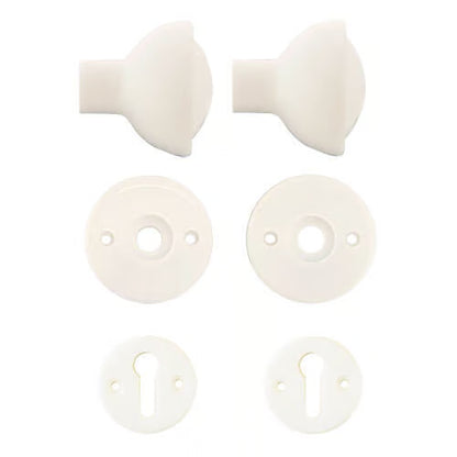 Plastic Rim/Mortice Knobset