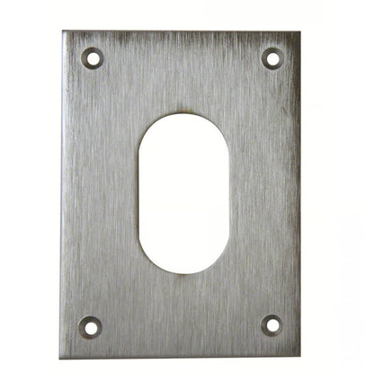 Large Oval Screw On Escutcheon