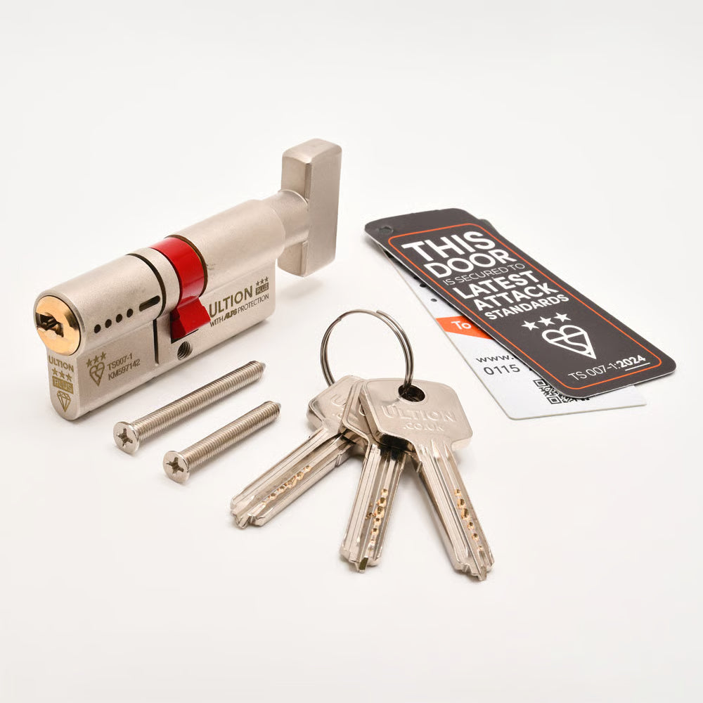 Euro Key & Turn Cylinders British Standard Kitemarked TS007 3*