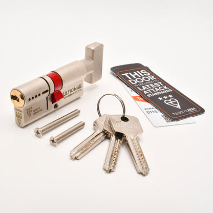 Euro Key & Turn Cylinders British Standard Kitemarked TS007 3*