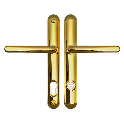Ultion TS007 2* Lever Lever UPVC Multipoint Door Handles - 92mm PZ Sprung 211mm Screw Centres