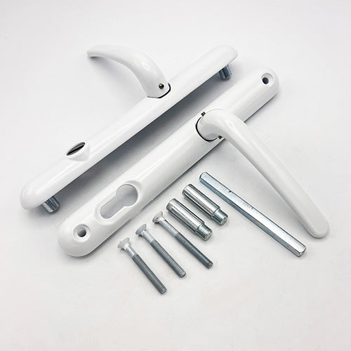 Ultion TS007 2* Lever Lever UPVC Multipoint Door Handles - 92mm PZ Sprung 211mm Screw Centres