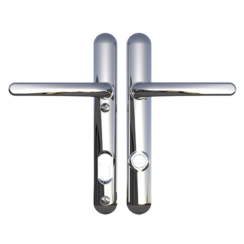 Ultion TS007 2* Lever Lever UPVC Multipoint Door Handles - 92mm PZ Sprung 122mm Screw Centres