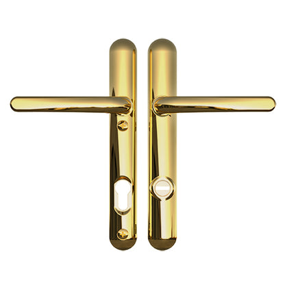 Ultion TS007 2* Lever Lever UPVC Multipoint Door Handles - 92mm PZ Sprung 122mm Screw Centres