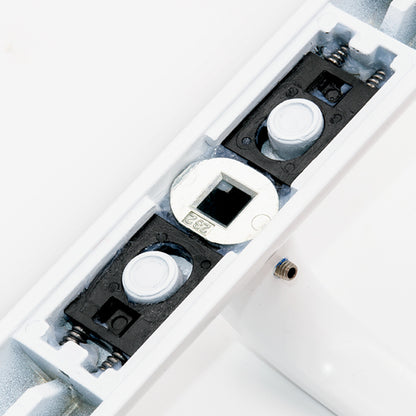 TS007 2* Lever Pad UPVC Multipoint Door Handles - 92/62mm PZ Sprung 211mm Screw Centres