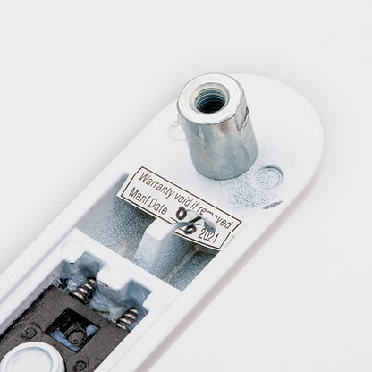 TS007 2* Lever Pad UPVC Multipoint Door Handles - 92/62mm PZ Sprung 211mm Screw Centres