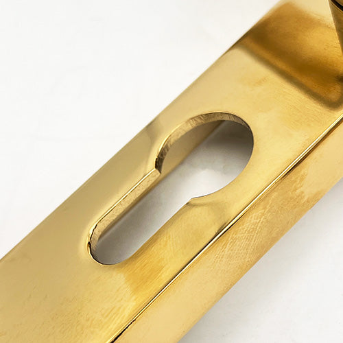 Lever UPVC Multipoint Door Handles - 48mm PZ Sprung 200mm Screw Centres