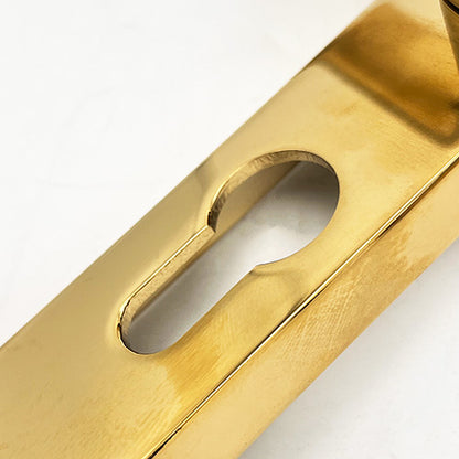 Lever UPVC Multipoint Door Handles - 48mm PZ Sprung 200mm Screw Centres