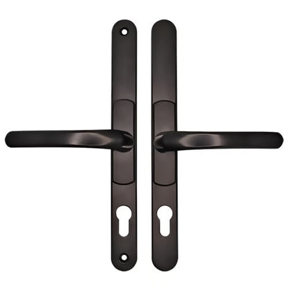 Lever UPVC Multipoint Adjustable Door Handles - 62-95mm PZ Sprung 260mm Screw Centres