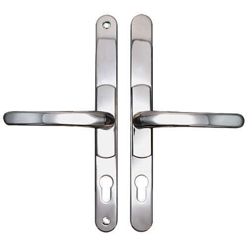 Lever UPVC Multipoint Adjustable Door Handles - 62-95mm PZ Sprung 260mm Screw Centres