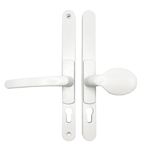 Pad UPVC Multipoint Adjustable Door Handles - 62-95mm PZ Sprung 260mm Screw Centres