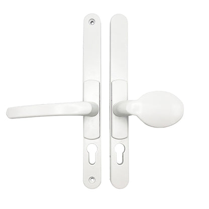 Pad UPVC Multipoint Adjustable Door Handles - 62-95mm PZ Sprung 260mm Screw Centres