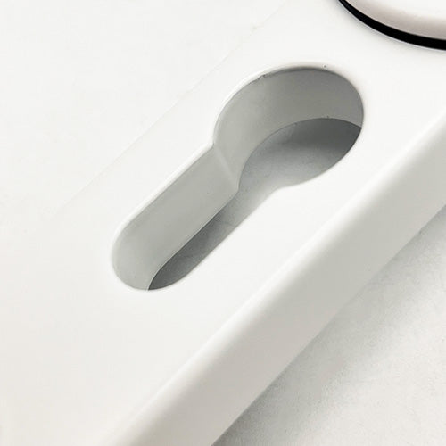 Lever Pad UPVC Multipoint Adjustable Door Handles - 62-95mm PZ Sprung 260mm Screw Centres
