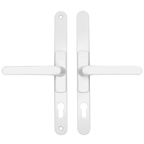 Lever UPVC Multipoint Adjustable Door Handles - 62-95mm PZ Sprung 260mm Screw Centres