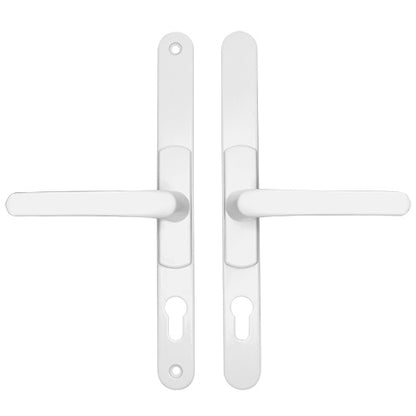 Lever UPVC Multipoint Adjustable Door Handles - 62-95mm PZ Sprung 260mm Screw Centres